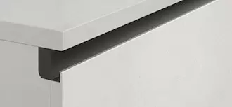 Flat throat with L-handle